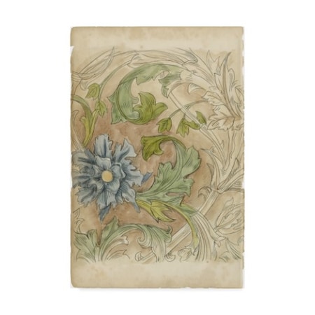 Ethan Harper 'Floral Pattern Study Iv' Canvas Art,16x24